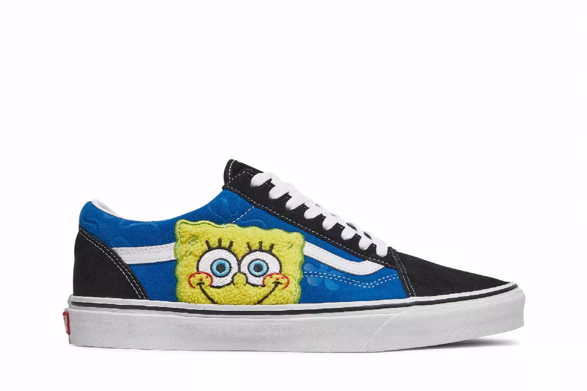 SpongeBob SquarePants x Vans Old Skool Smile Patch, view 2