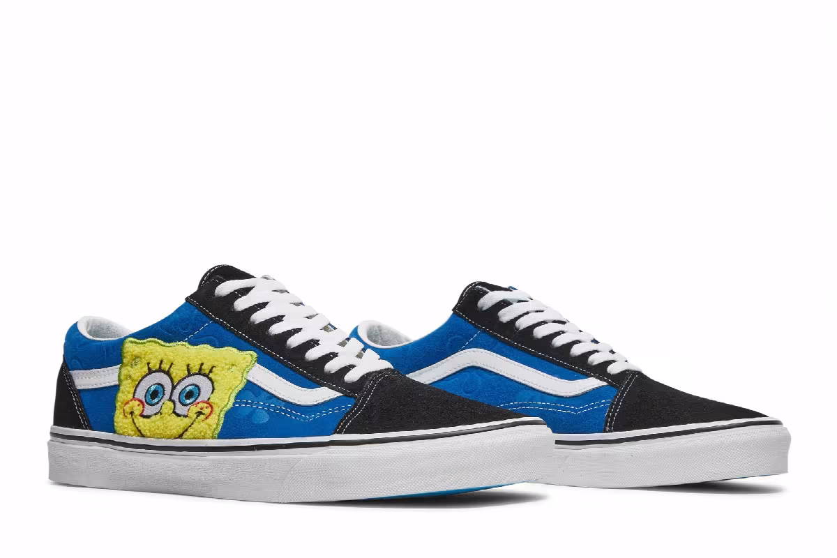SpongeBob SquarePants x Vans Old Skool Smile Patch, view 9