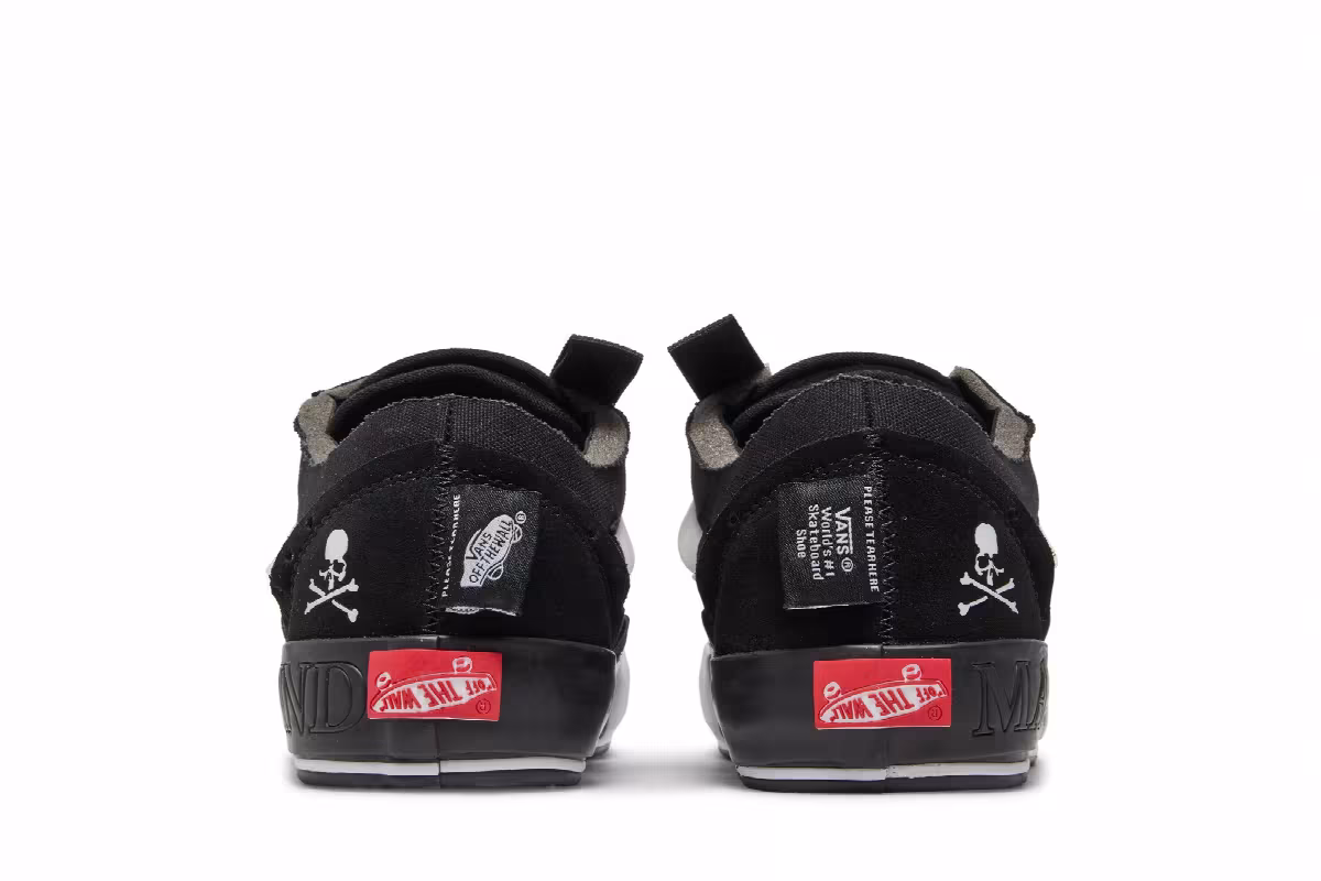 END. x Mastermind Japan x Vans Old Skool Black, view 7