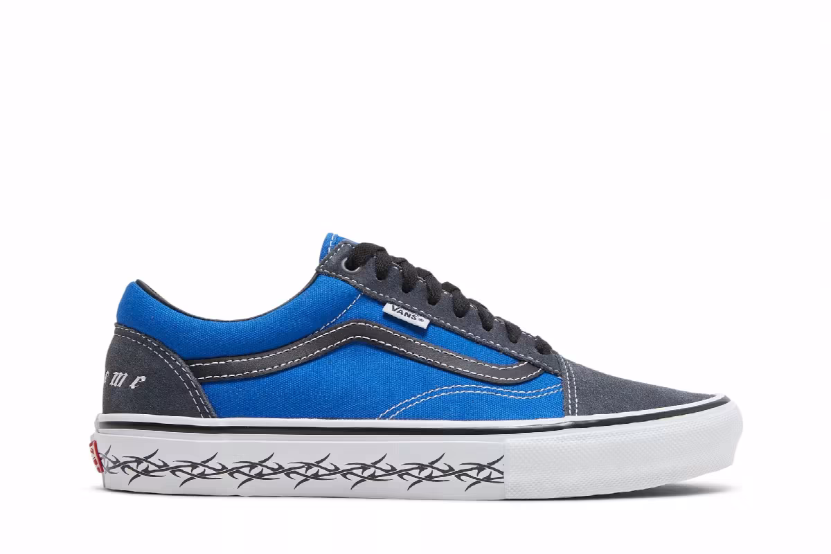 Supreme x Vans Old Skool Barbed Wire - Royal, view 2