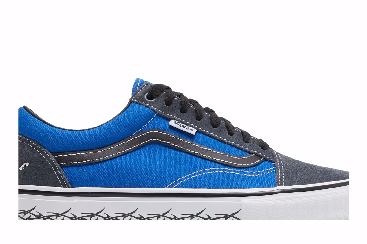 Supreme x Vans Old Skool Barbed Wire - Royal, view 3