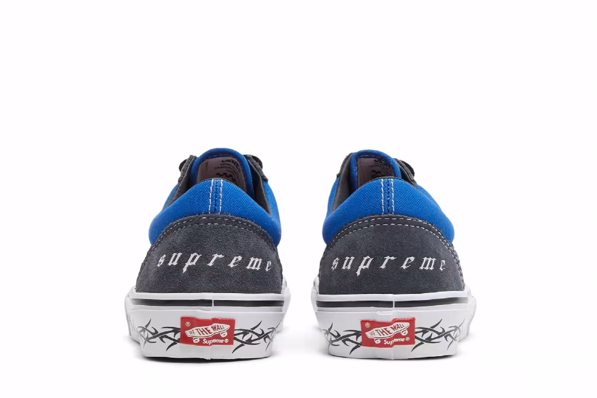 Supreme x Vans Old Skool Barbed Wire - Royal, view 7