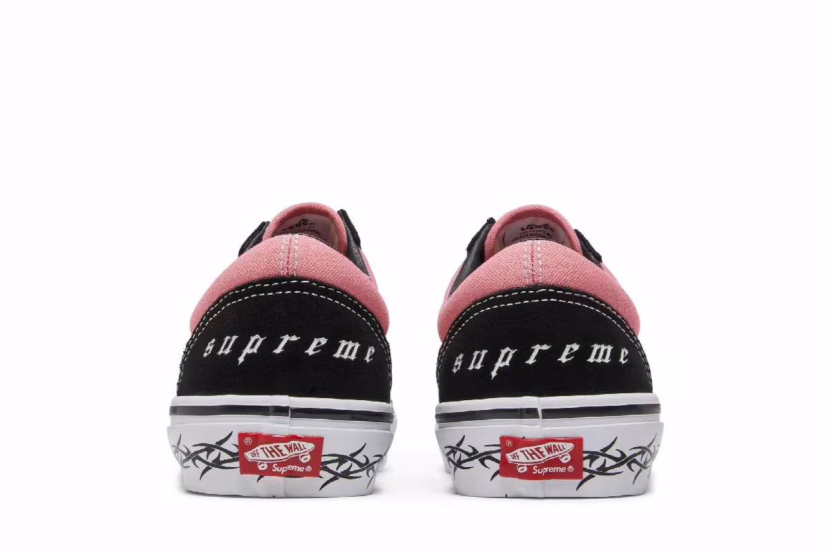 Supreme x Vans Old Skool Barbed Wire - Pink, view 7