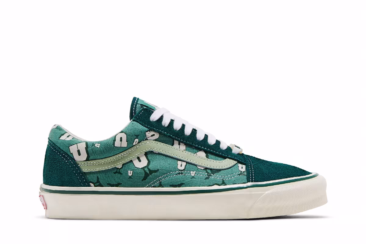 Undefeated x Vans OG Old Skool LX U-Man - Bistro Green, view 2