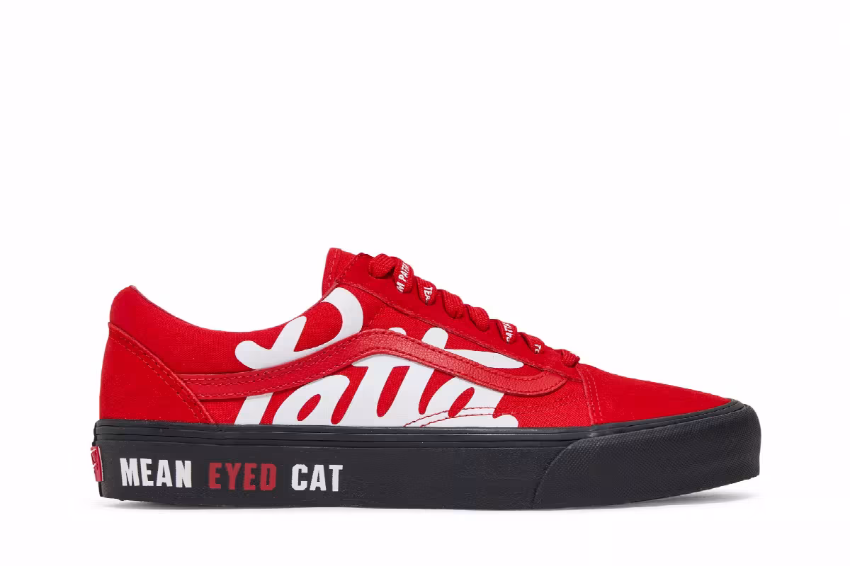 Patta x Vans Old Skool VLT LX Mean Eyed Cat - High Risk Red, view 2