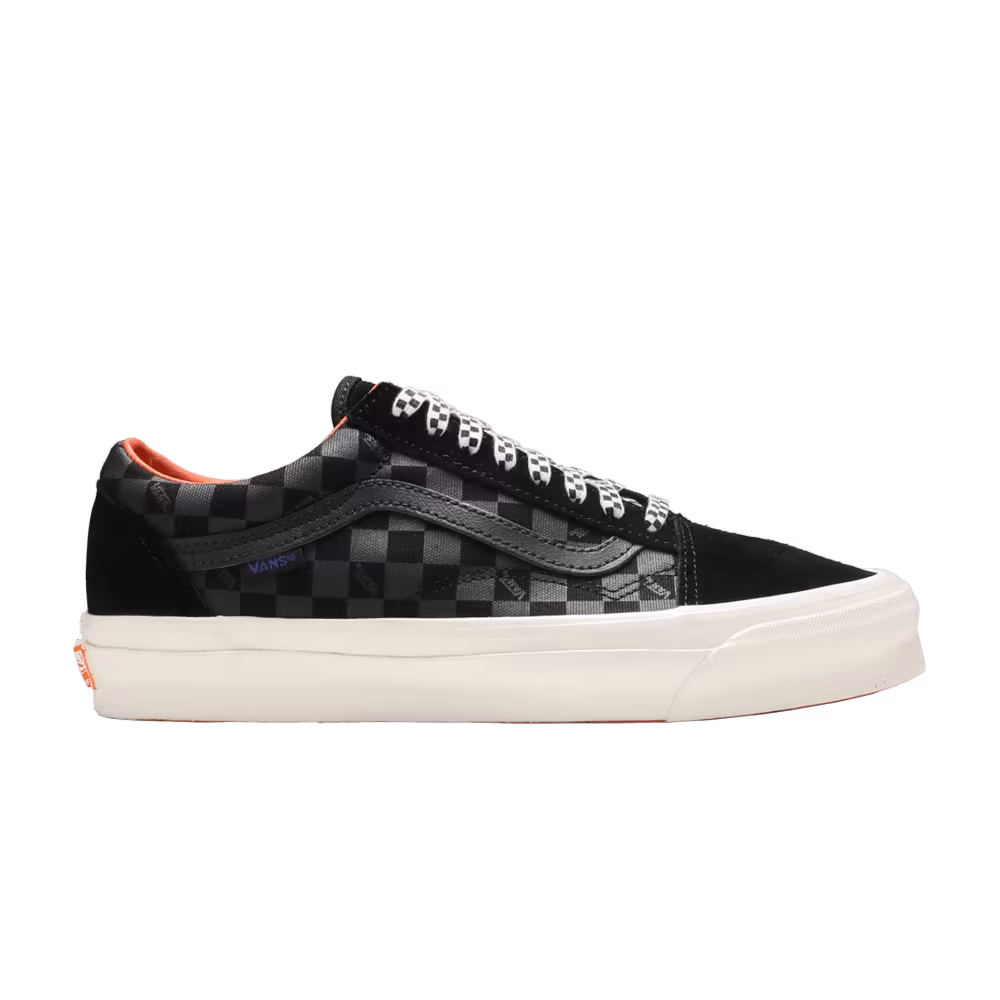 Porter-Yoshida & Co. x Vans OG Old Skool LX Floral Checkerboard - Black