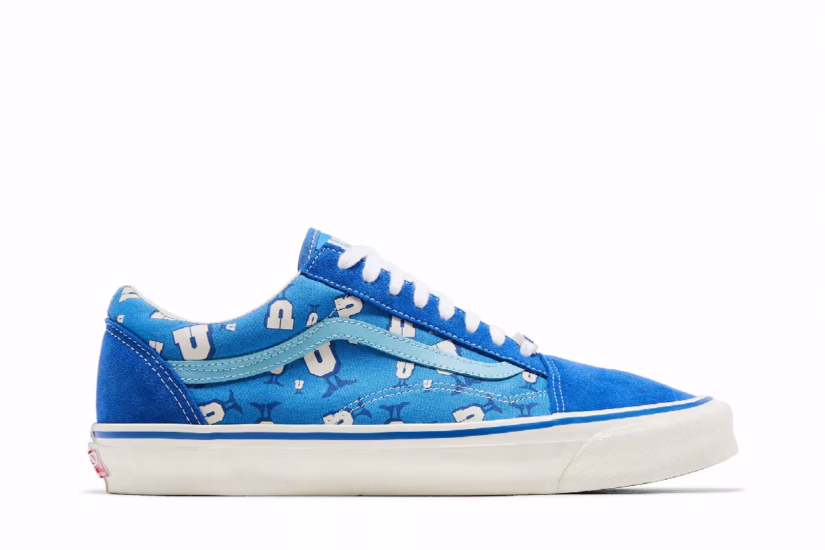 Undefeated x Vans OG Old Skool LX U-Man - Blue Lolite, view 2