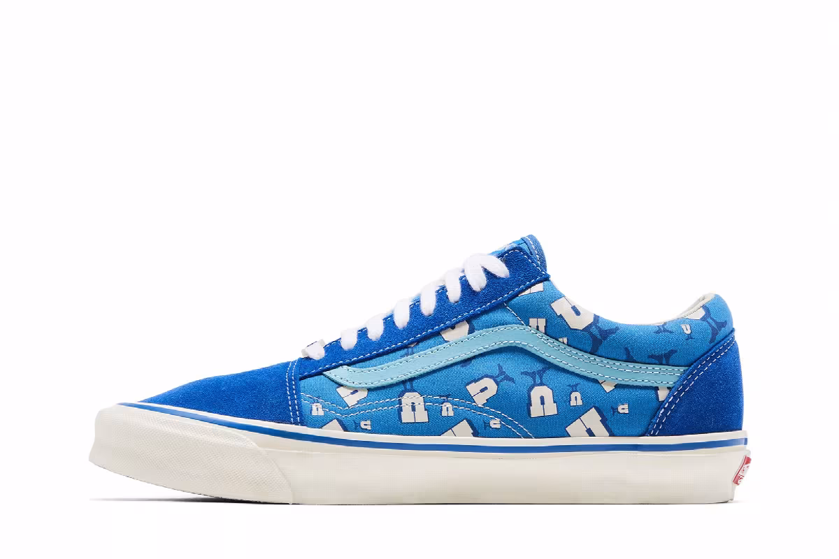 Undefeated x Vans OG Old Skool LX U-Man - Blue Lolite, view 4