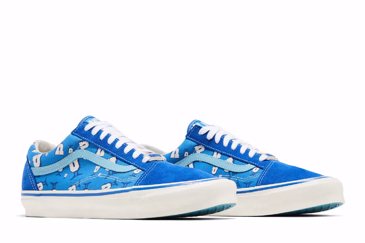 Undefeated x Vans OG Old Skool LX U-Man - Blue Lolite, view 9