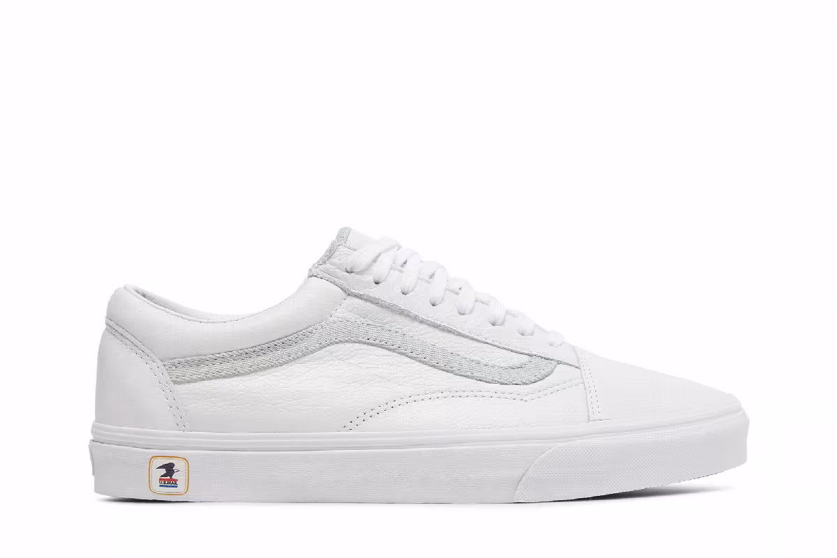 USPS x Vans Old Skool Denim White, view 2