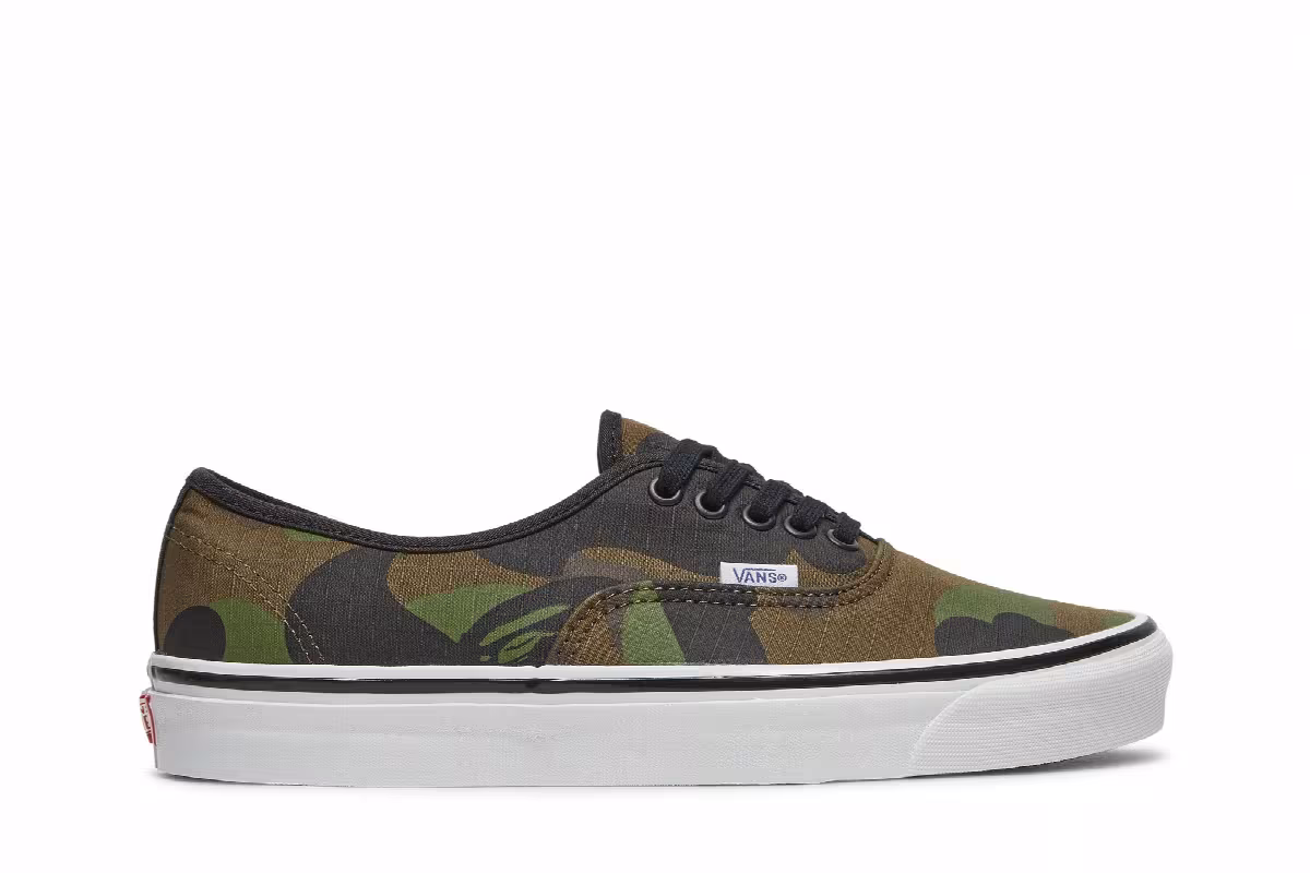 BAPE x Vans Authentic 44 DX Camo, view 2