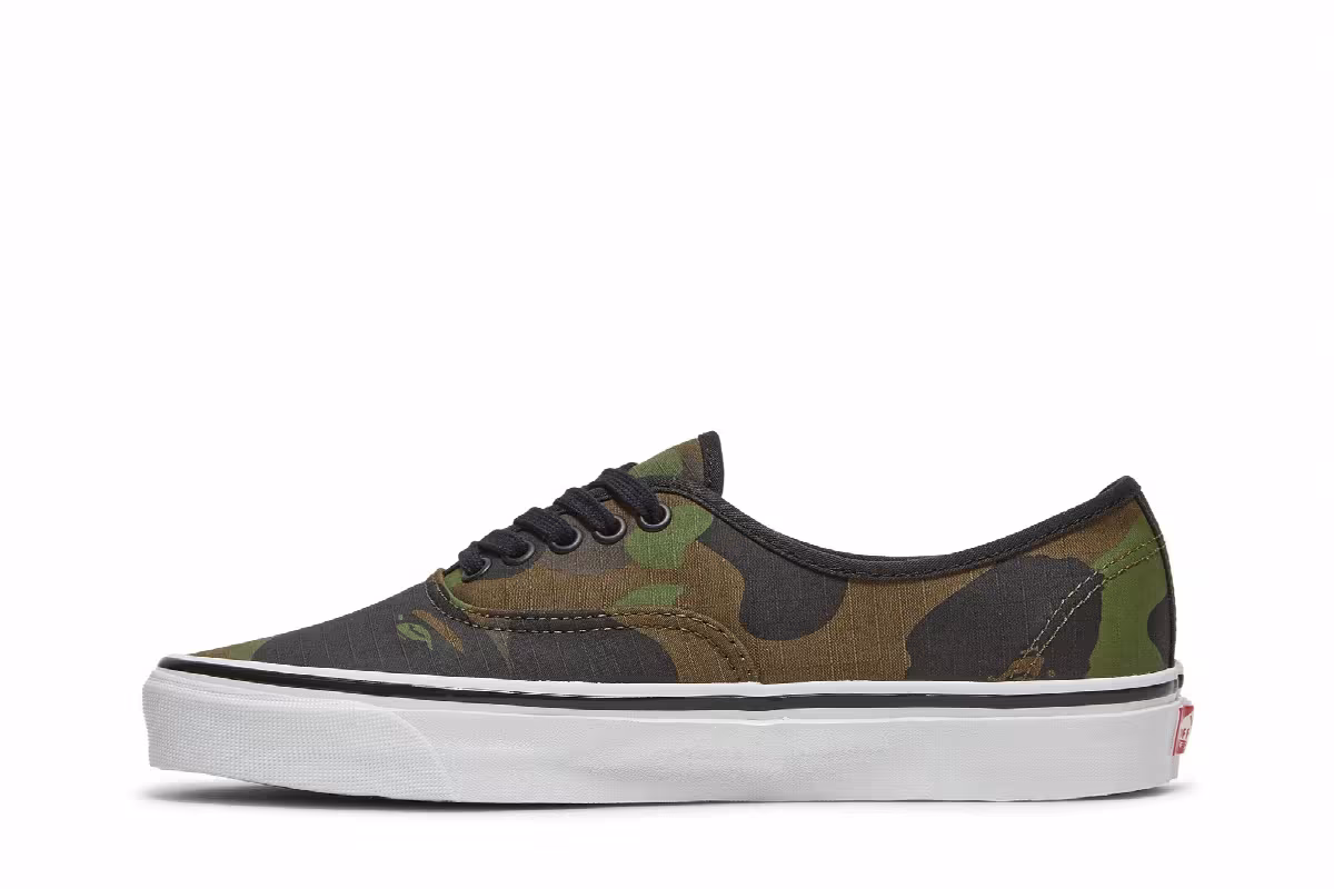 BAPE x Vans Authentic 44 DX Camo, view 4
