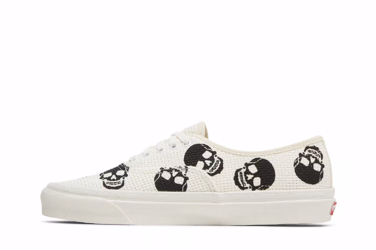 Vans Authentic 44 DX Anaheim Factory - Needlework Skull, view 4
