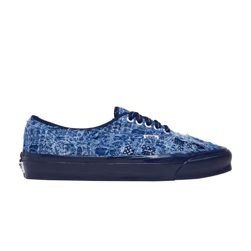 FDMTL x Vans OG Authentic LX Distressed Indigo