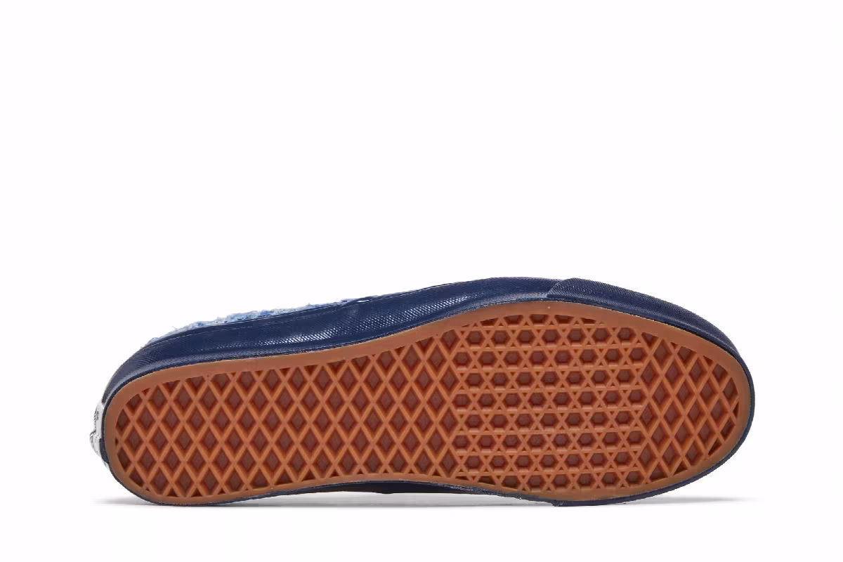 FDMTL x Vans OG Authentic LX Distressed Indigo, view 5