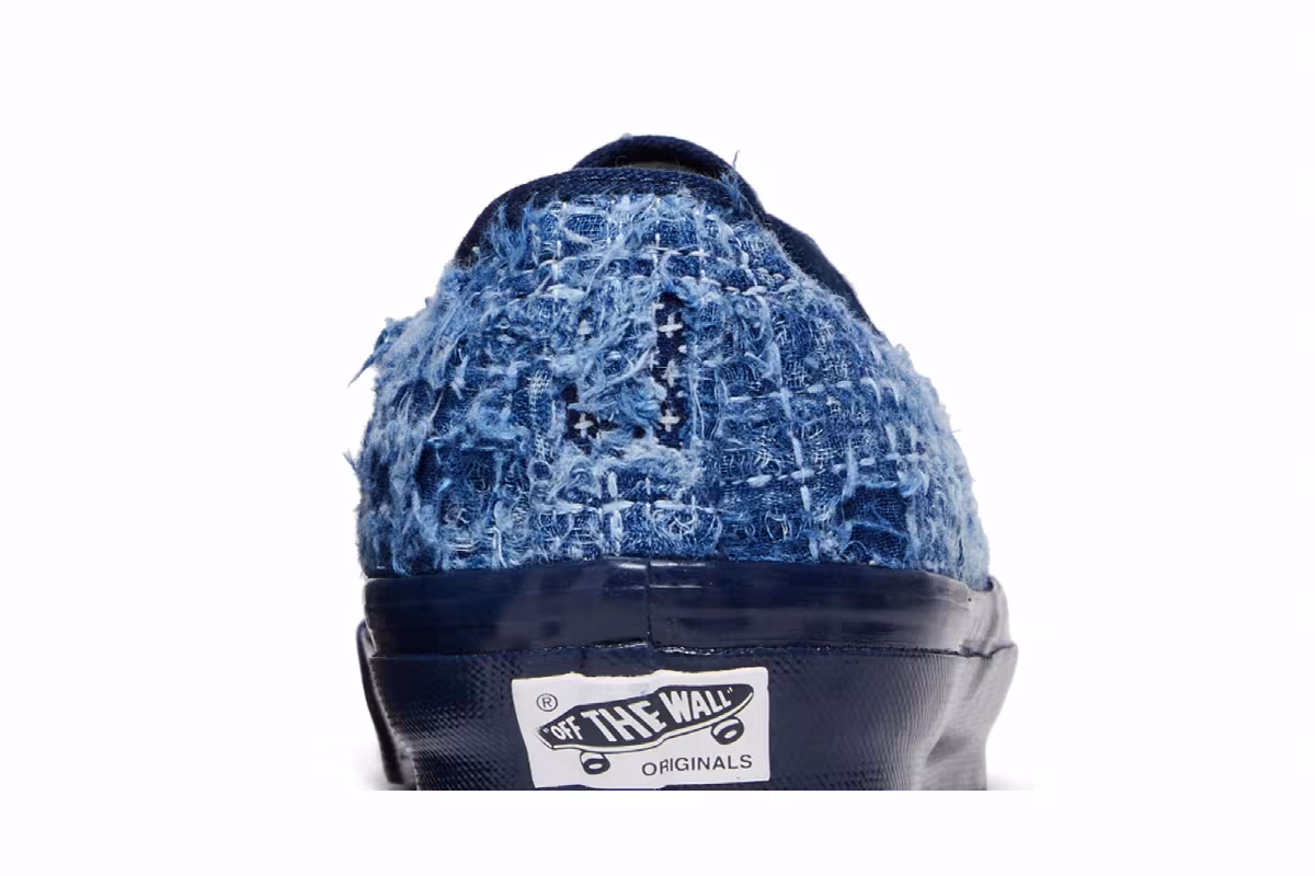 FDMTL x Vans OG Authentic LX Distressed Indigo, view 8