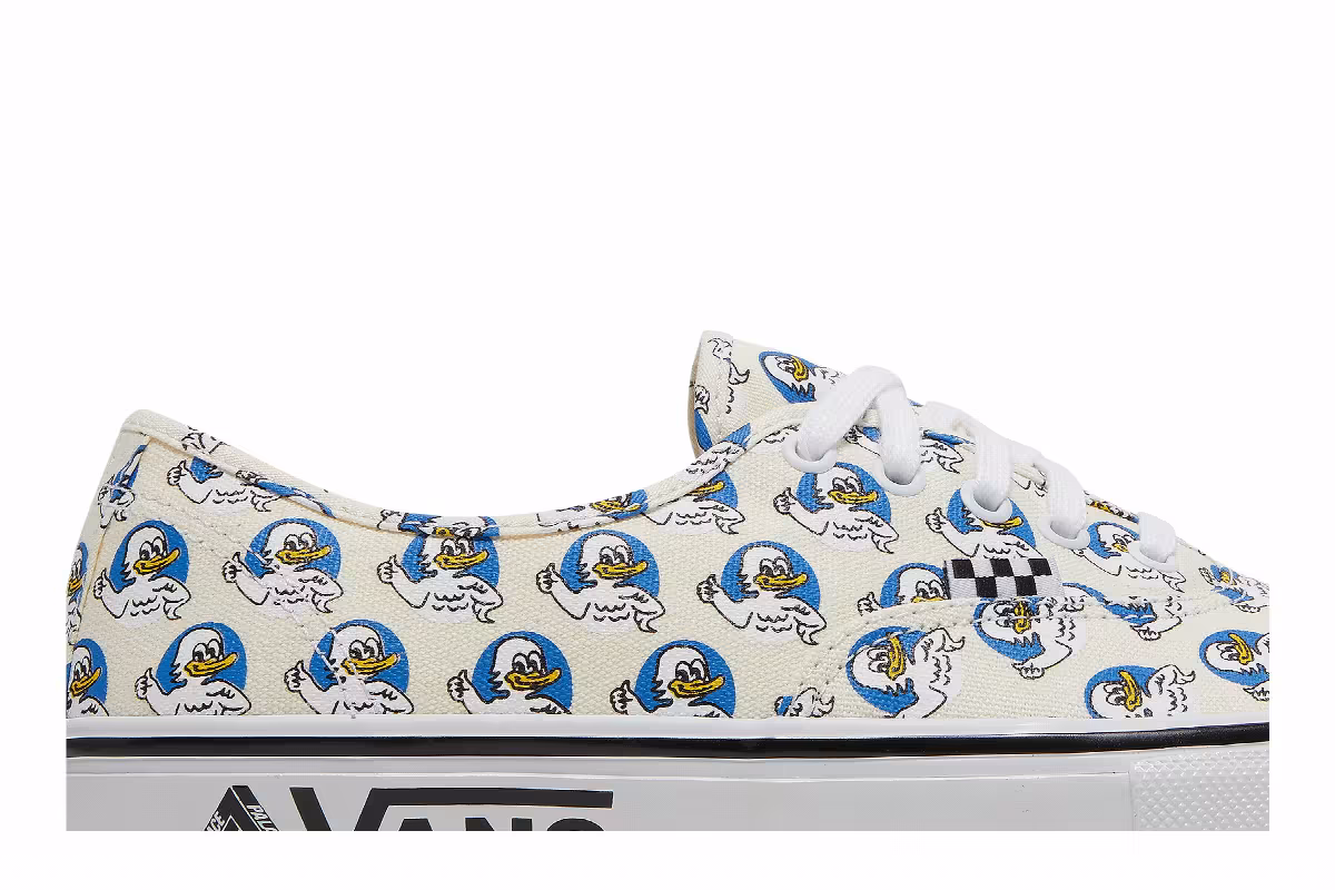 Palace x Vans Skate Authentic Jeremy the Duck - Classic White, view 3