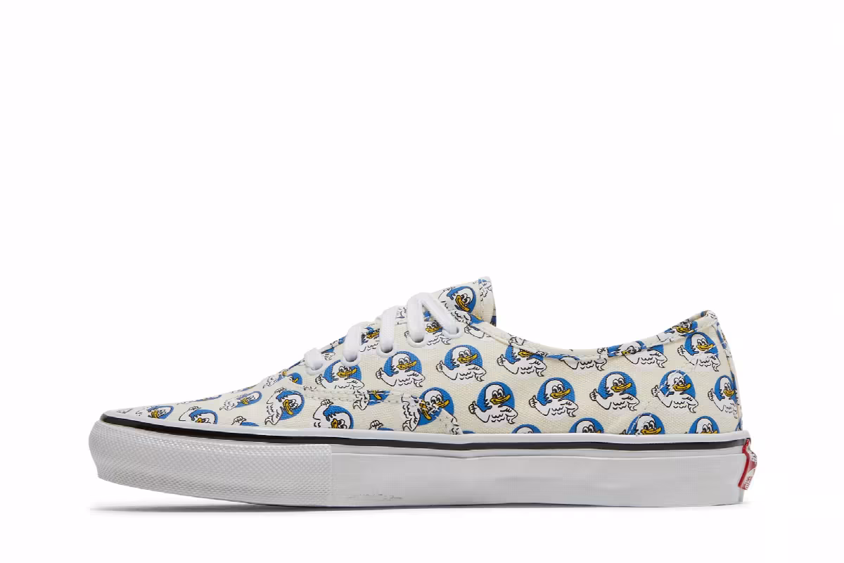 Palace x Vans Skate Authentic Jeremy the Duck - Classic White, view 4