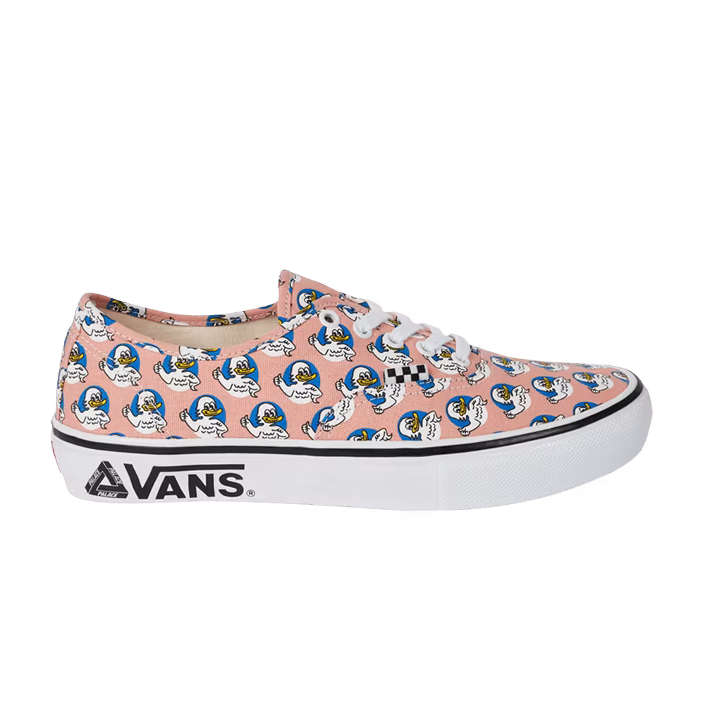 Palace x Vans Skate Authentic Jeremy the Duck - Salmon
