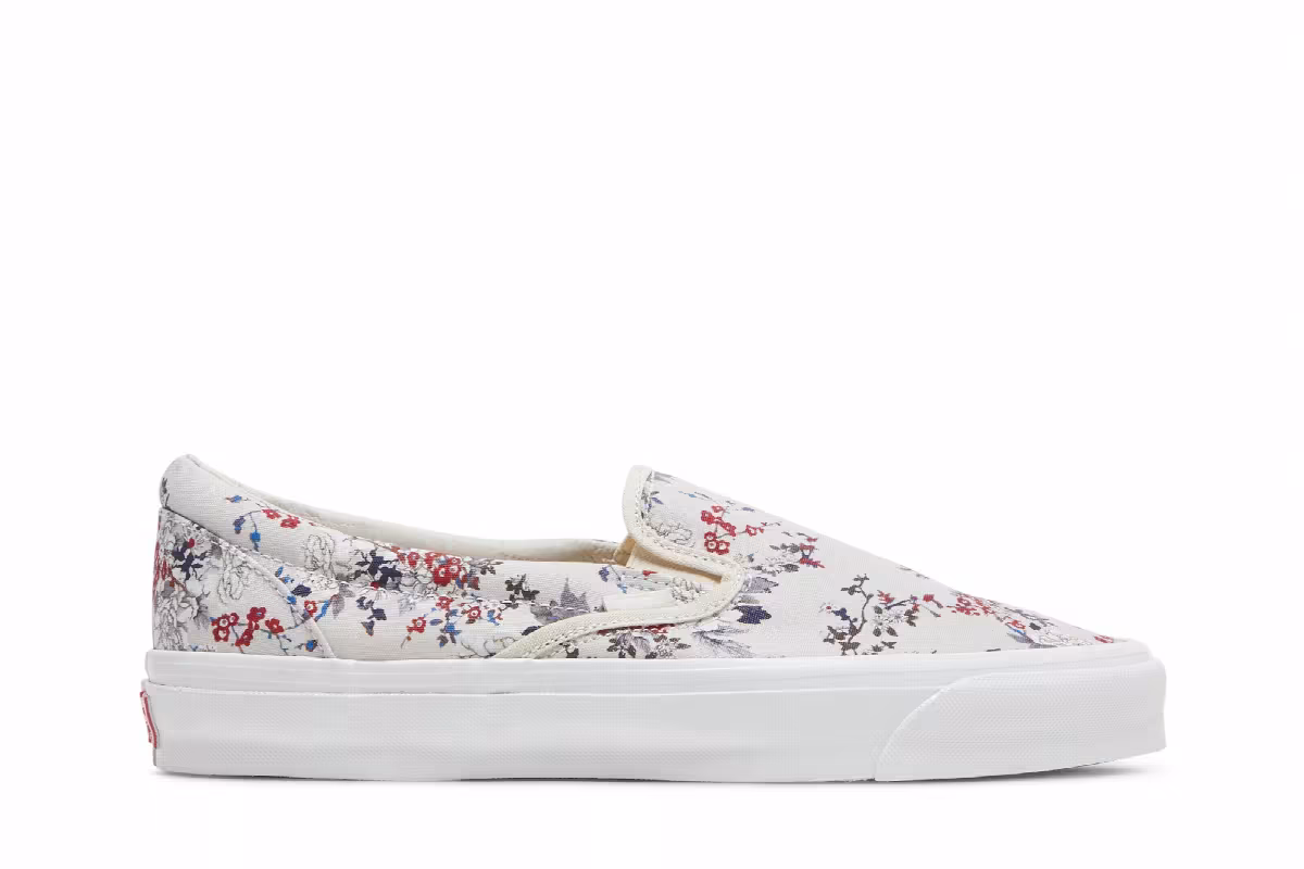 Kith x Vans Vault OG Classic Slip-On LX Floral, view 2