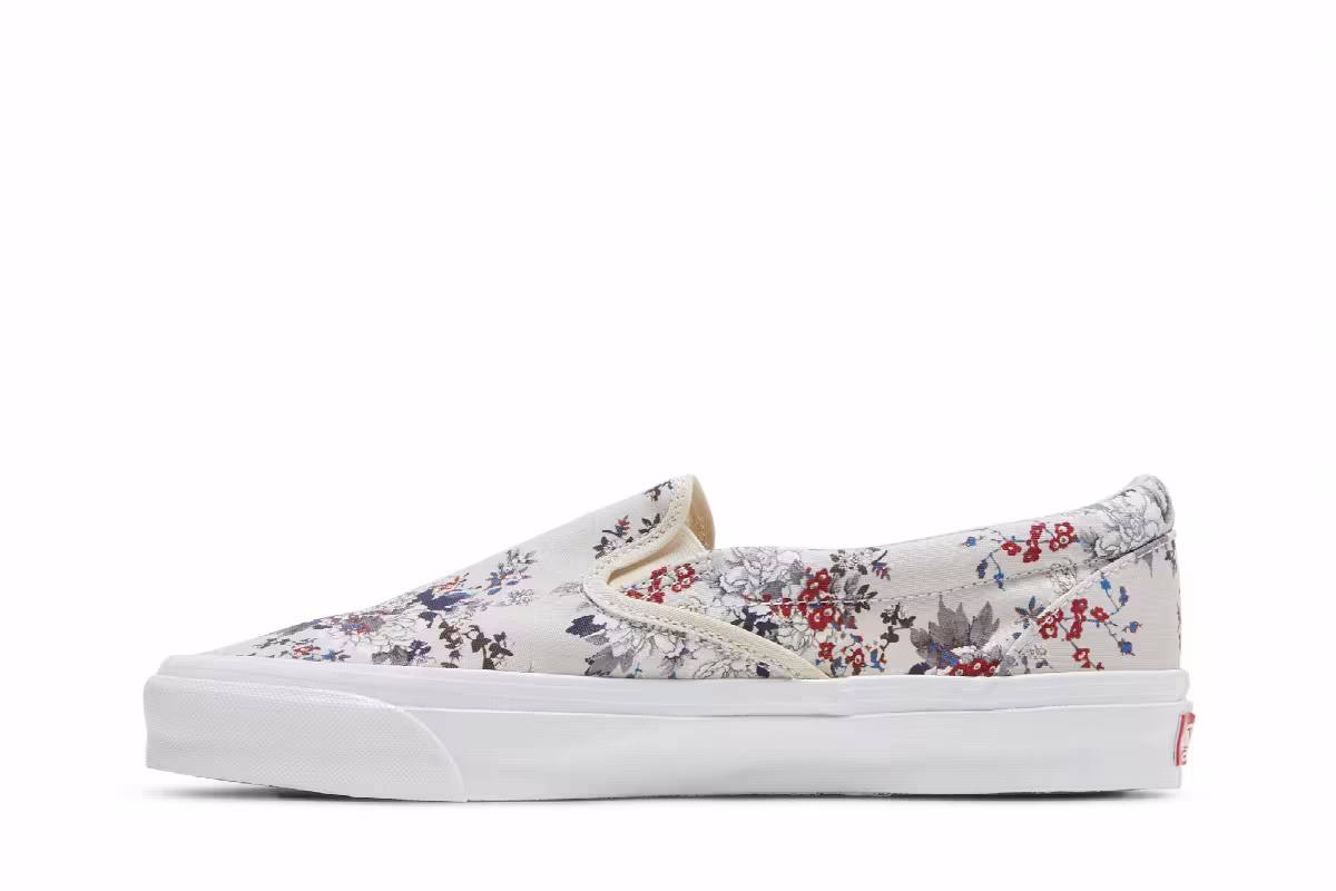Kith x Vans Vault OG Classic Slip-On LX Floral, view 4