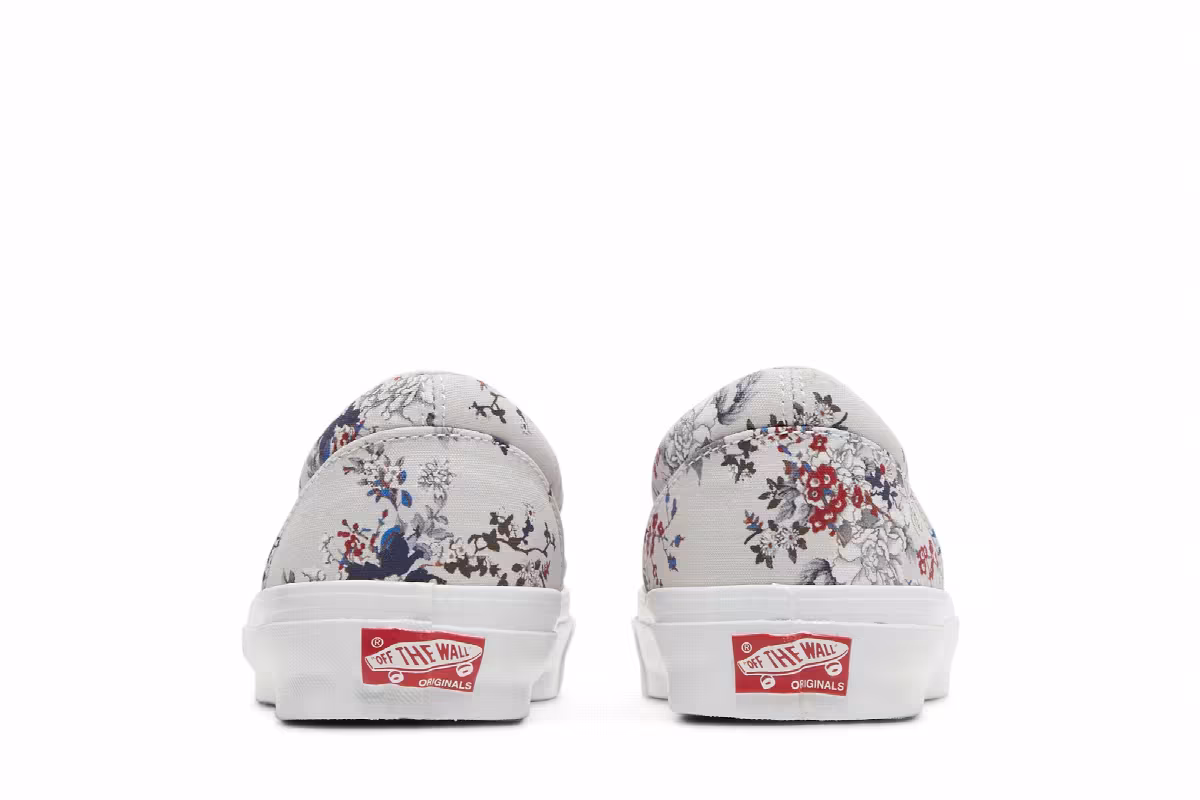 Kith x Vans Vault OG Classic Slip-On LX Floral, view 7