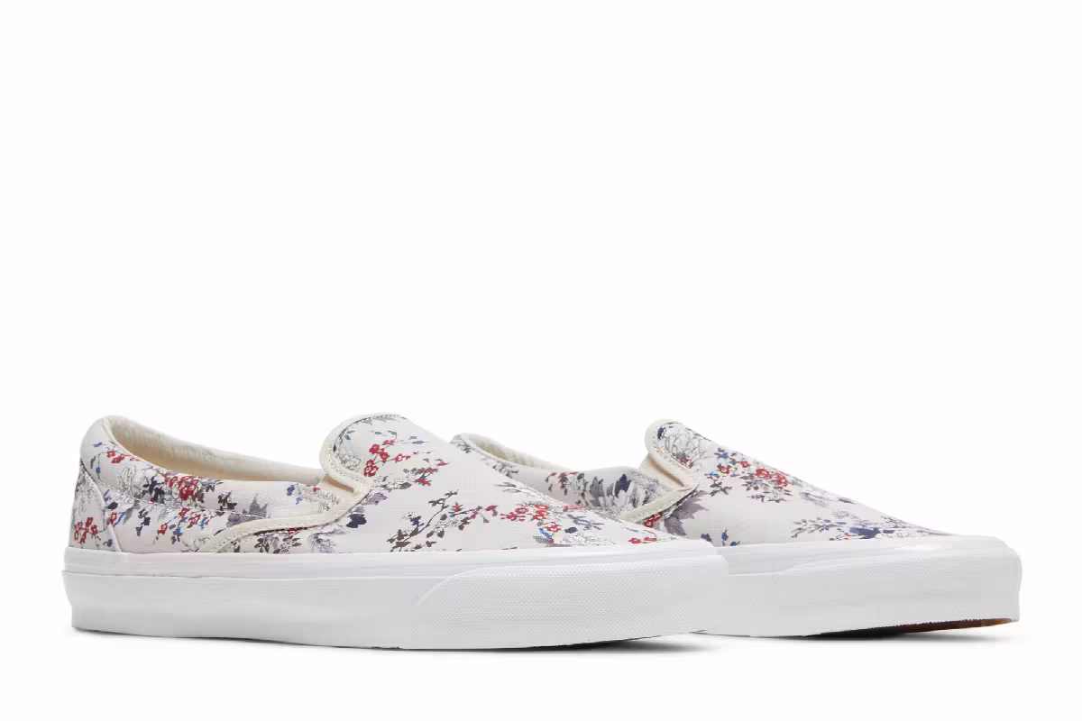 Kith x Vans Vault OG Classic Slip-On LX Floral, view 9