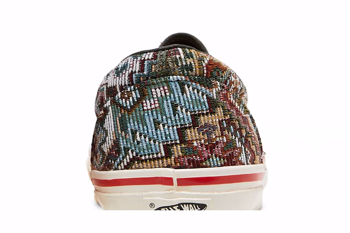 Nigel Cabourn x Vans OG Classic Slip-On LX Carpet Green Mix, view 8