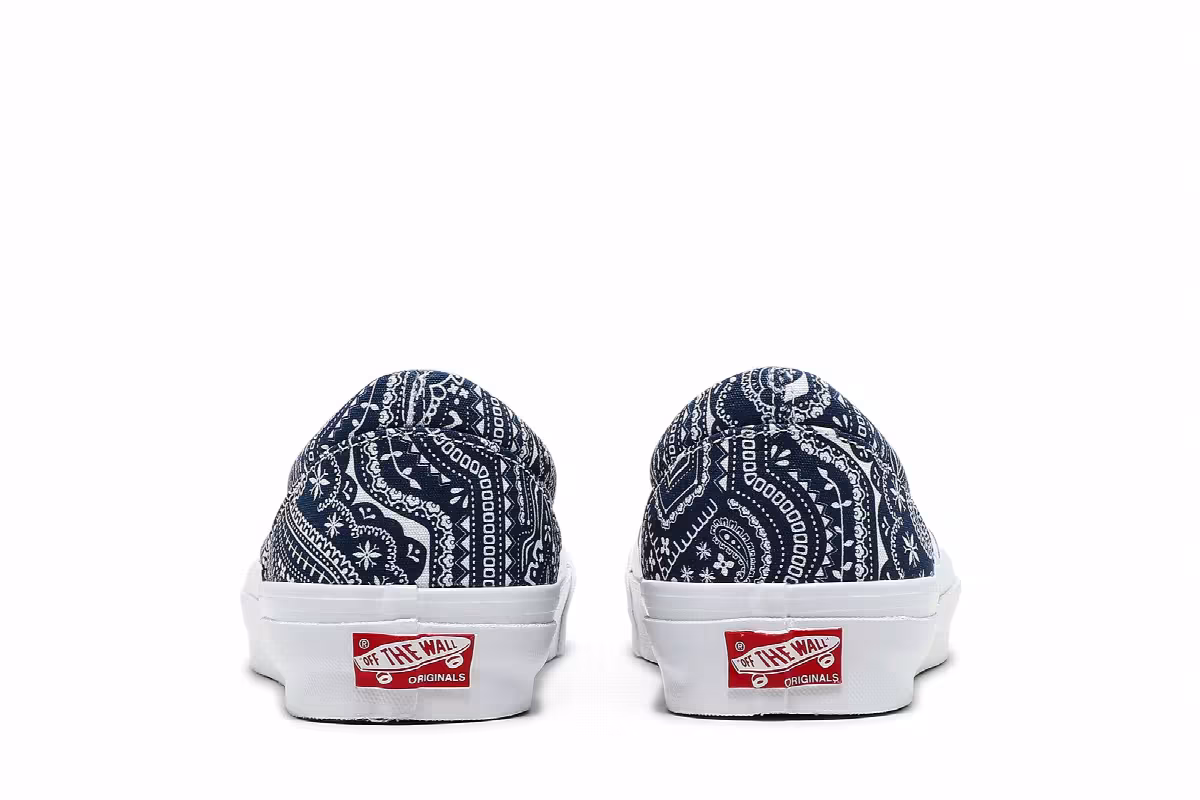 Kith x Vans Vault OG Classic Slip-On LX Paisley, view 7