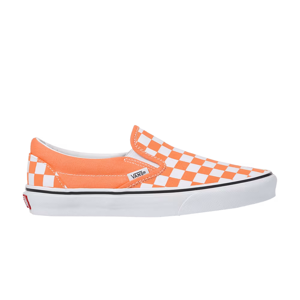 Vans Classic Slip-On Checkerboard - Cadmium Orange