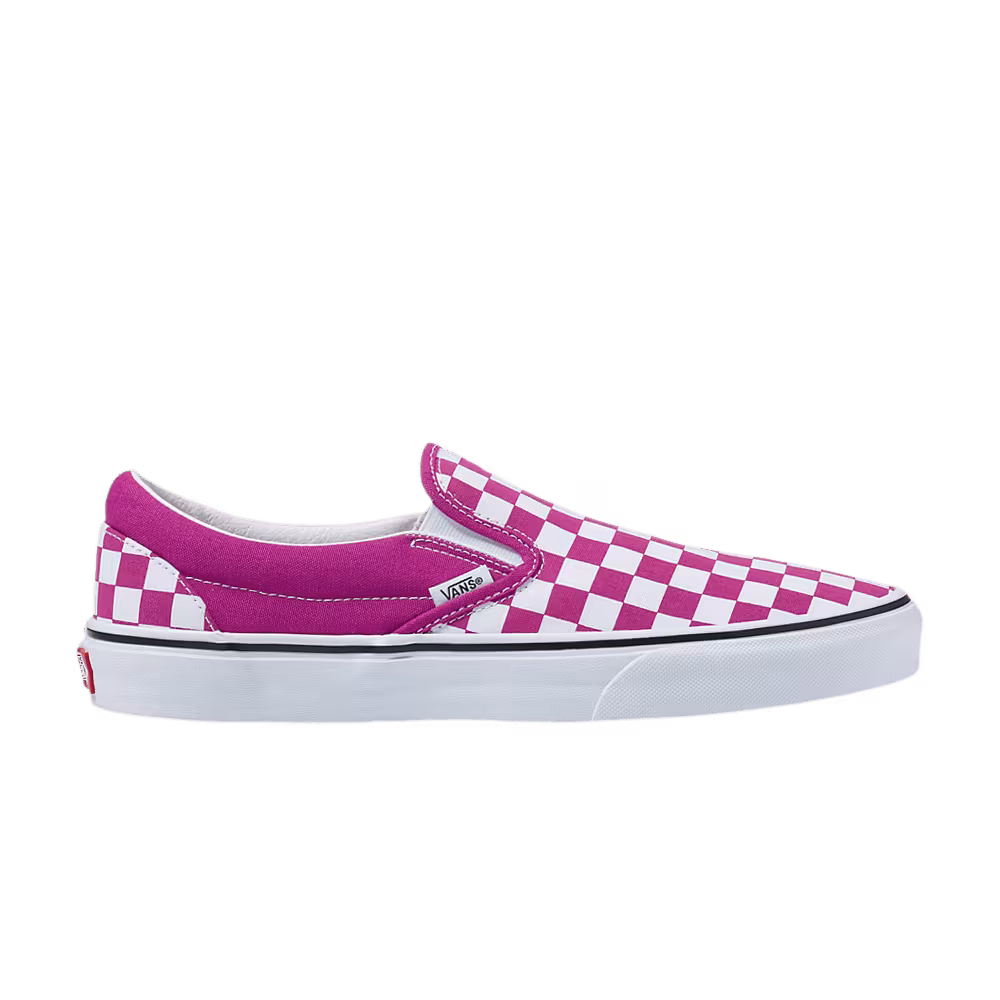 Vans Classic Slip-On Checkerboard - Fuchsia Red