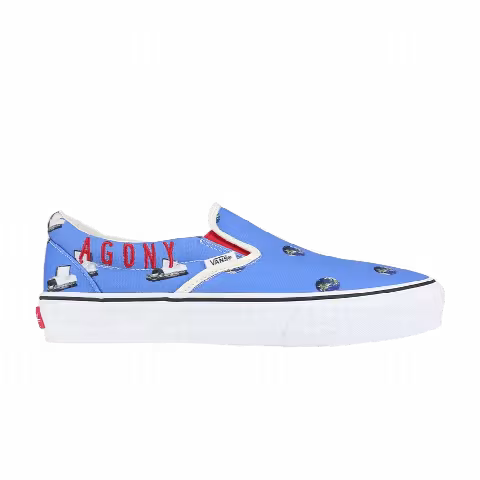 Cali Thornhill Dewitt x Vans Vault Classic Slip-On LX 'Blue Crisis Actor'
