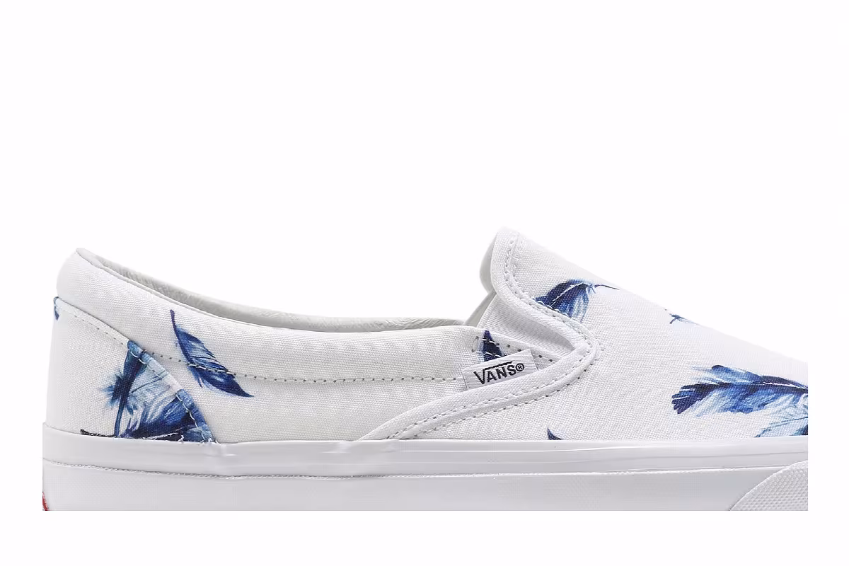 Kith x Vans Vault OG Classic Slip-On LX Feathers, view 3