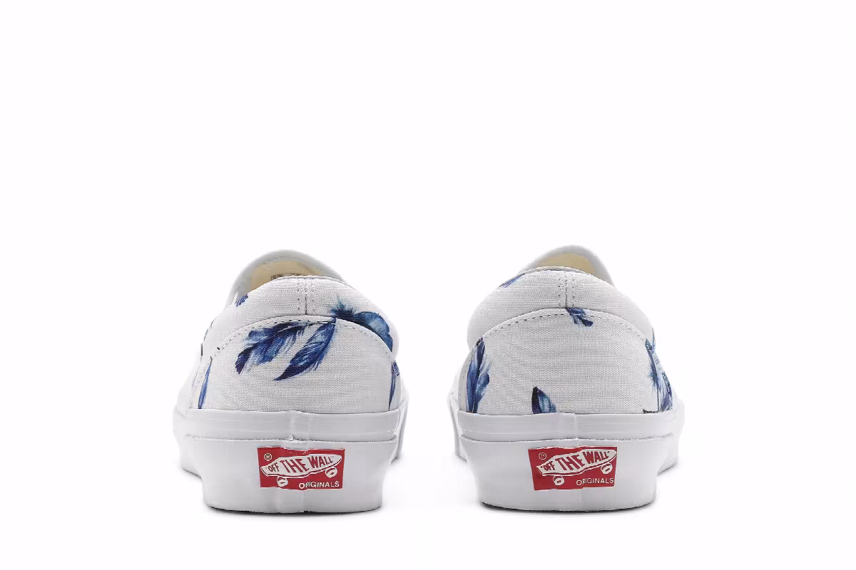 Kith x Vans Vault OG Classic Slip-On LX Feathers, view 7
