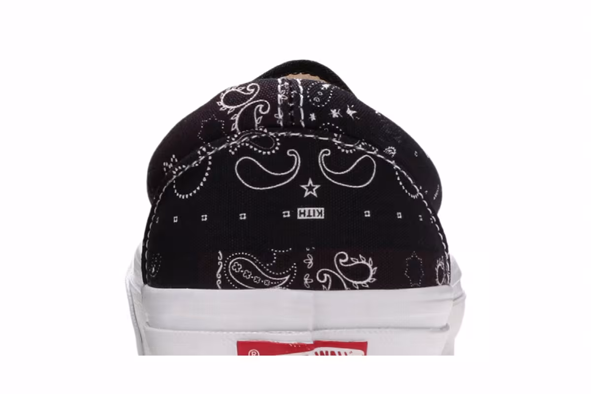 Kith x Vans Vault OG Classic Slip-On LX Bandana - Moonless Night, view 8