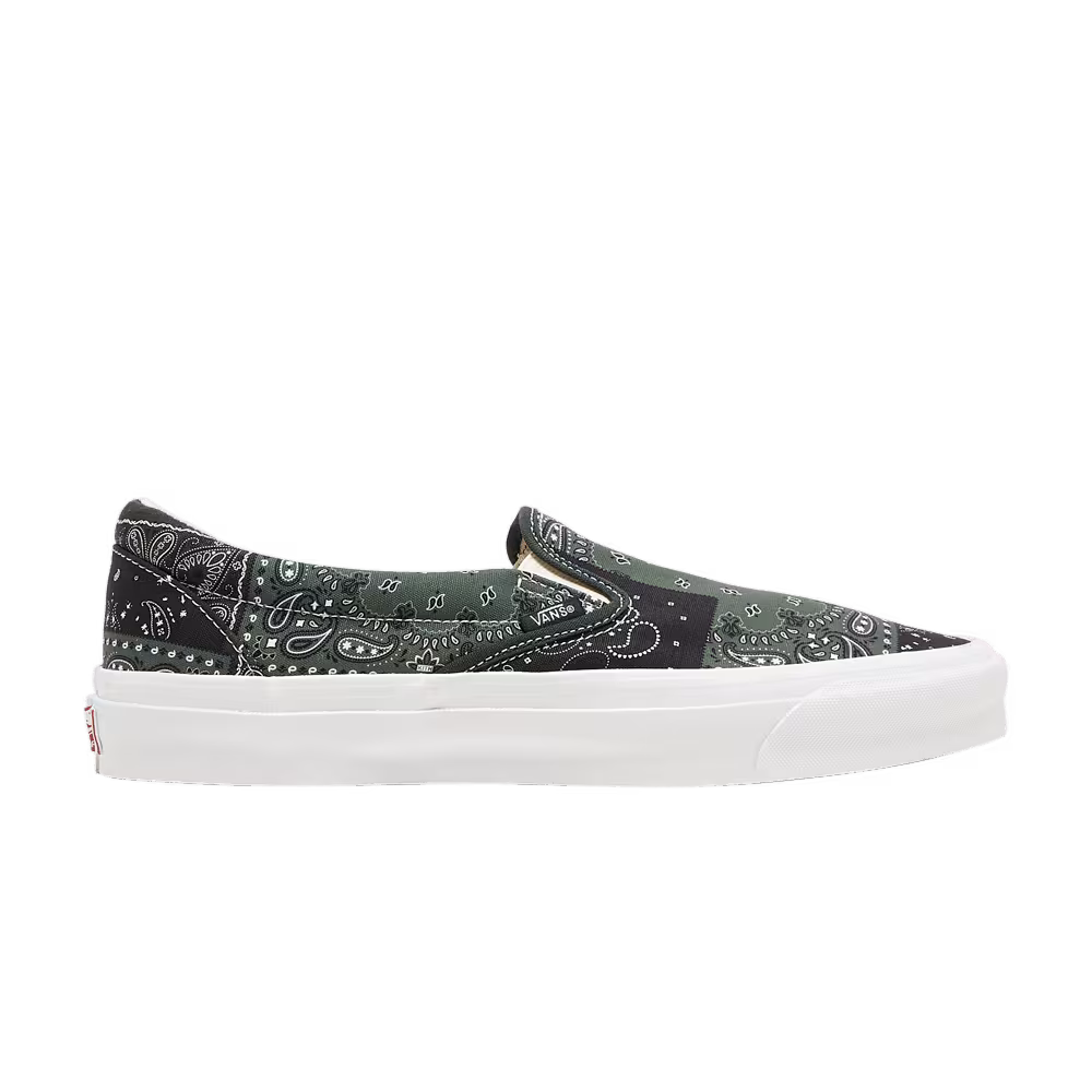 Kith x Vans Vault OG Classic Slip-On LX Bandana - Scarab