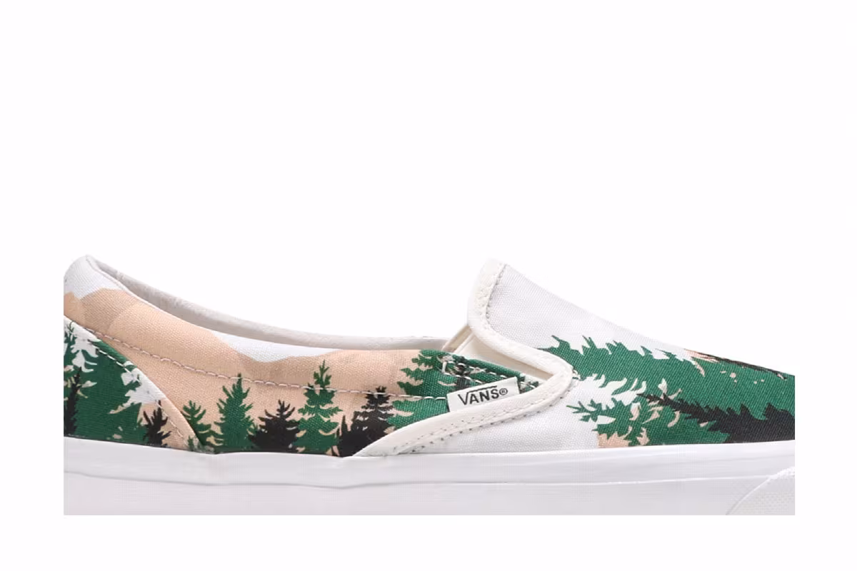 Kith x Vans Vault OG Classic Slip-On LX Treescape, view 3