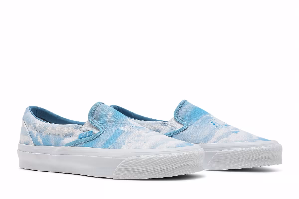 Kith x Vans Vault OG Classic Slip-On LX Clouds, view 9