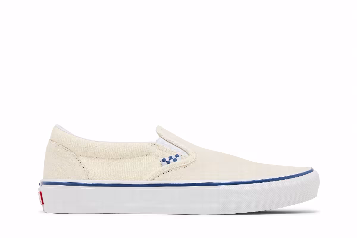 Vans Skate Slip-On Checkerboard - Off White, view 2