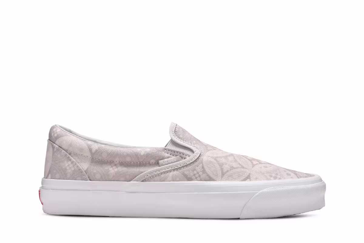 Kith x Vans Vault OG Classic Slip-On LX Gray Tile, view 2