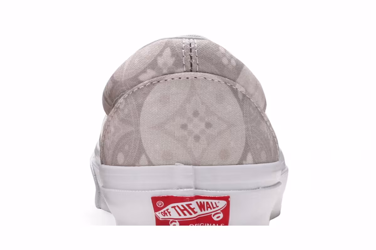 Kith x Vans Vault OG Classic Slip-On LX Gray Tile, view 8