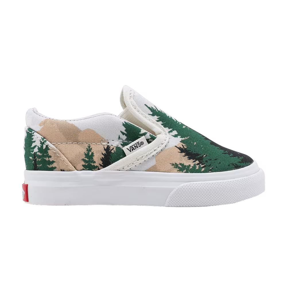 Kith x Vans Vault OG Classic Slip-On Toddler Treescape