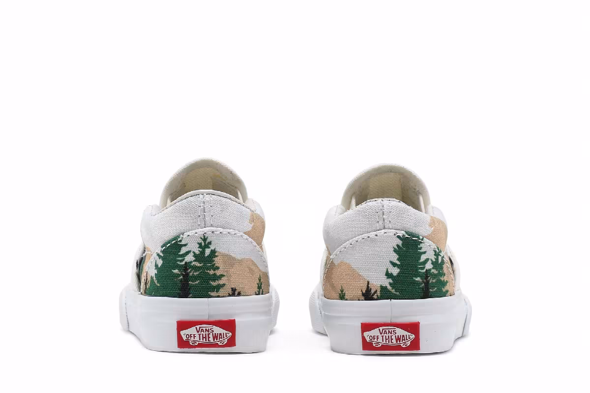 Kith x Vans Vault OG Classic Slip-On Toddler Treescape, view 7