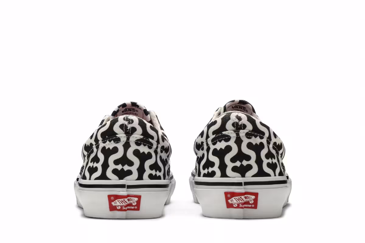 Supreme x Vans Era Monogram S - Black, view 7