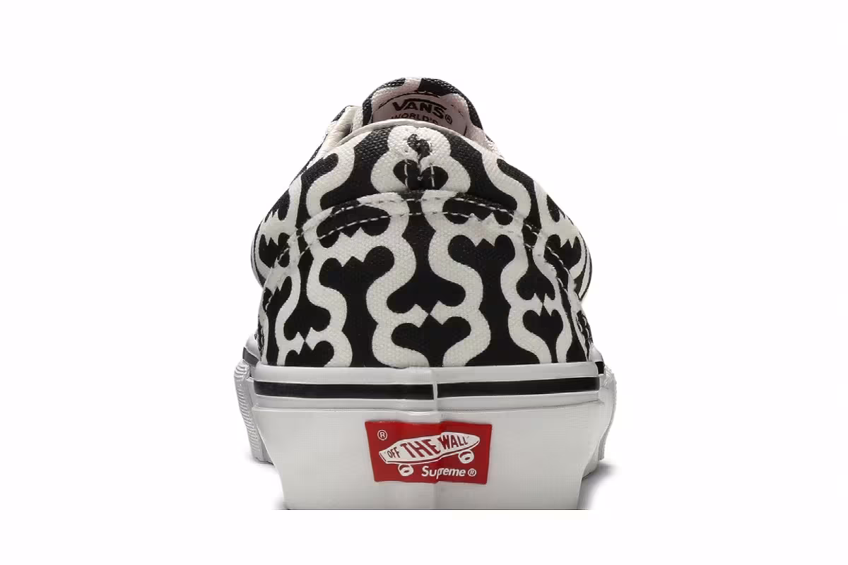 Supreme x Vans Era Monogram S - Black, view 8