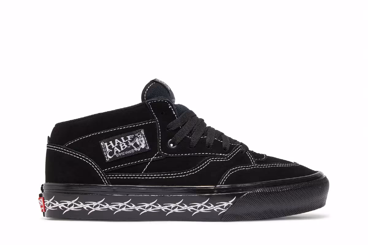 Supreme x Vans Half Cab Barbed Wire - Black, view 2