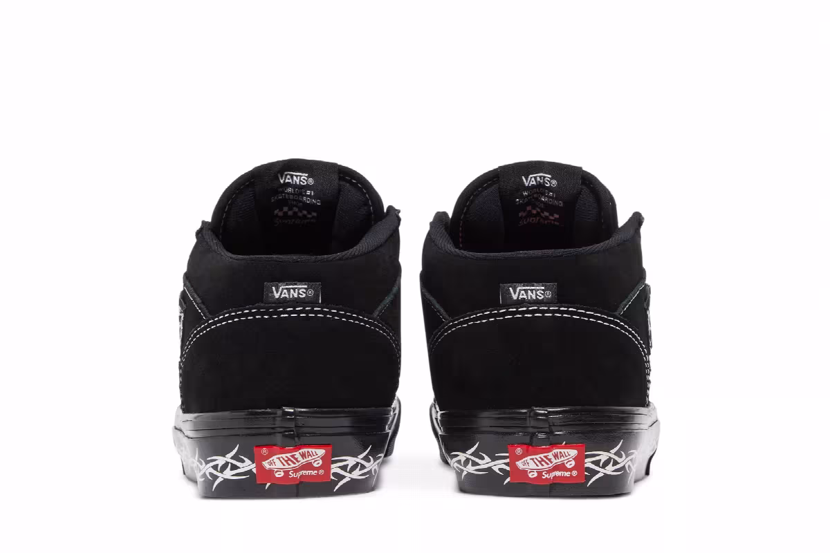 Supreme x Vans Half Cab Barbed Wire - Black, view 7