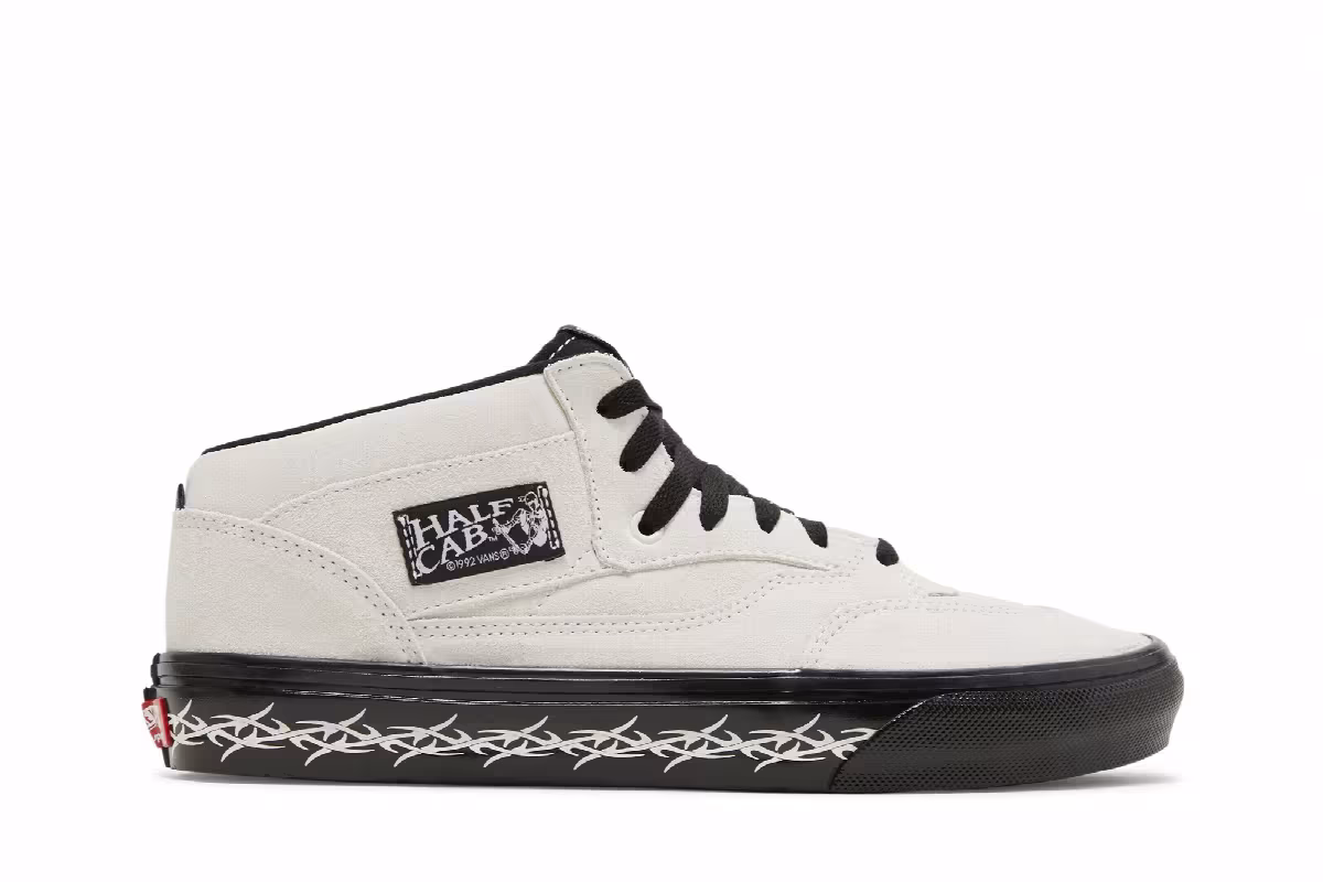 Supreme x Vans Half Cab Barbed Wire - White, view 2