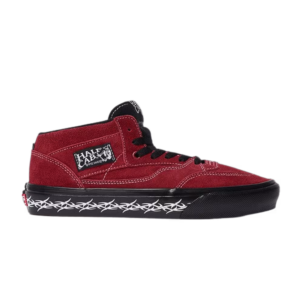 Supreme x Vans Half Cab Barbed Wire - Burgundy