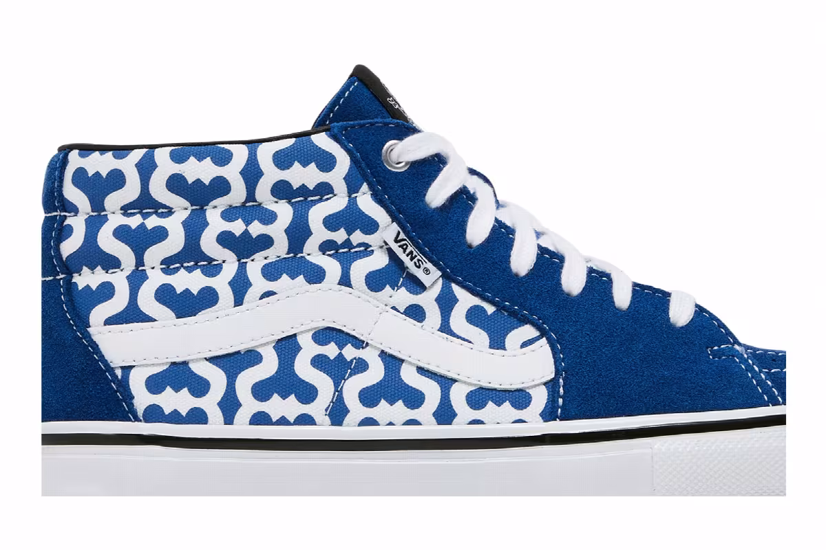 Supreme x Vans Grosso Mid Monogram S - Royal, view 3